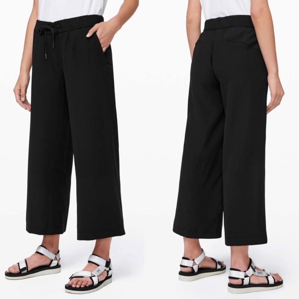 Lululemon Black Wide-Leg Pants